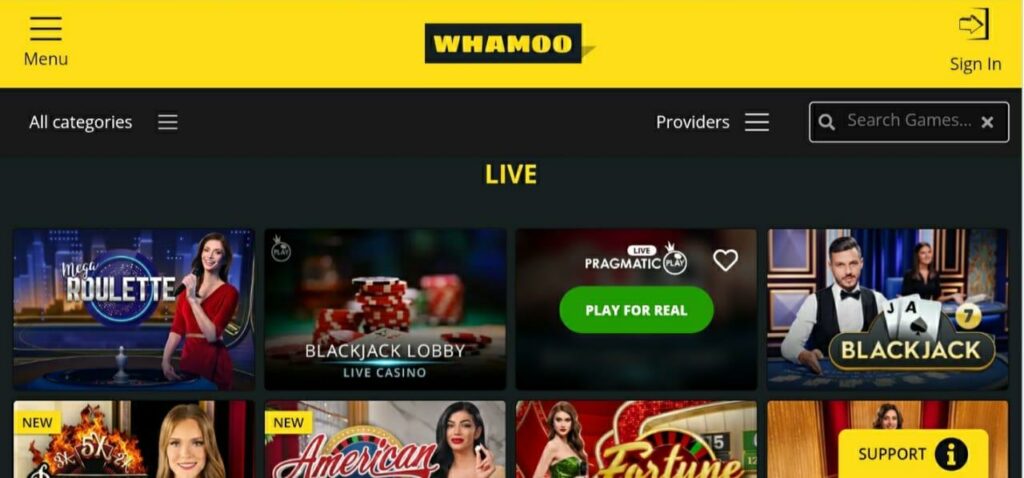 Whamoo Casino Review - 2025