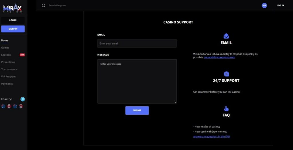 Mirax Casino Review - 2025 9 Mirax Casino Review - 2025