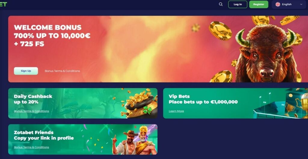 Zotabet Casino Review - 2025