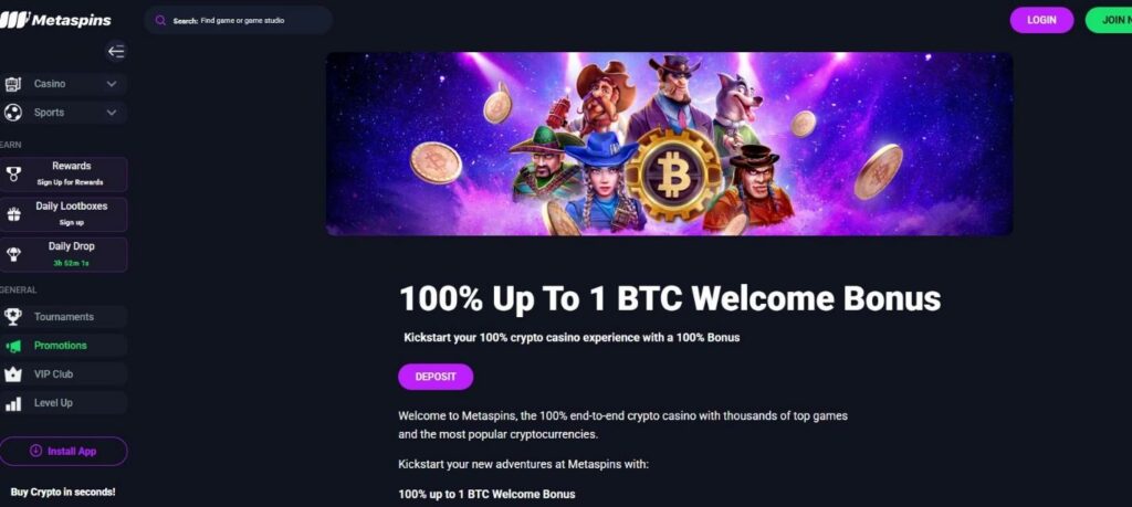Metaspins Casino Review - 2025 3 Metaspins Casino Review - 2025