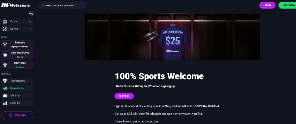 Metaspins Casino Review - 2025 4 Metaspins Casino Review - 2025