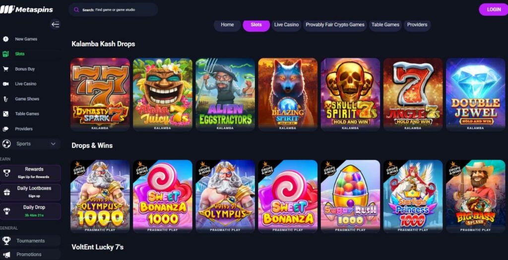Metaspins Casino Review - 2025 9 Metaspins Casino Review - 2025