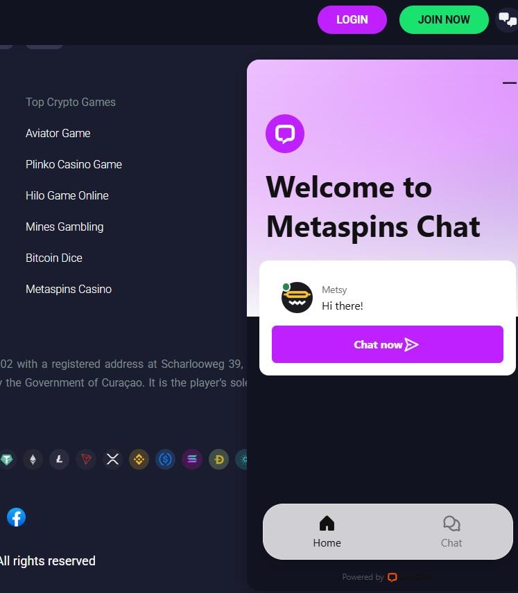 Metaspins Casino Review - 2025 14 Metaspins Casino Review - 2025