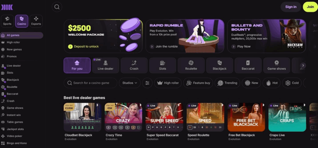 Cloudbet Casino Review - 2025