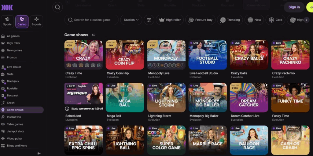 Cloudbet Casino Review - 2025