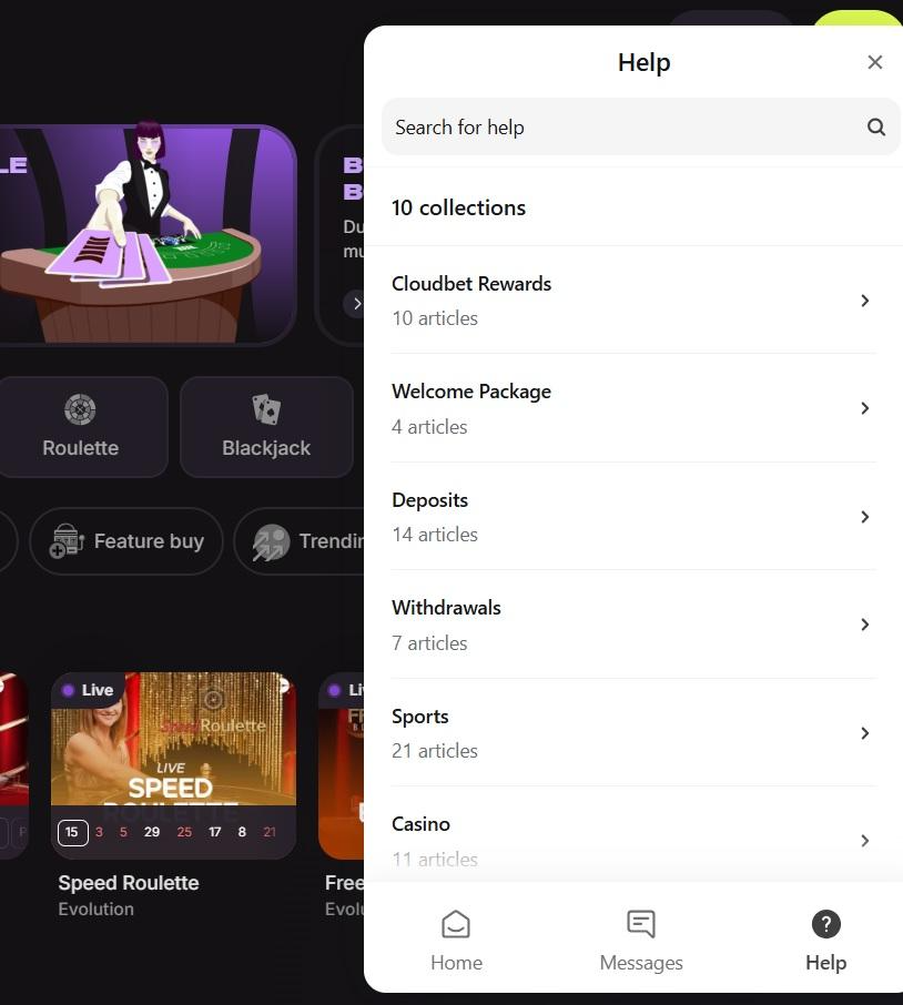 Cloudbet Casino Review - 2025
