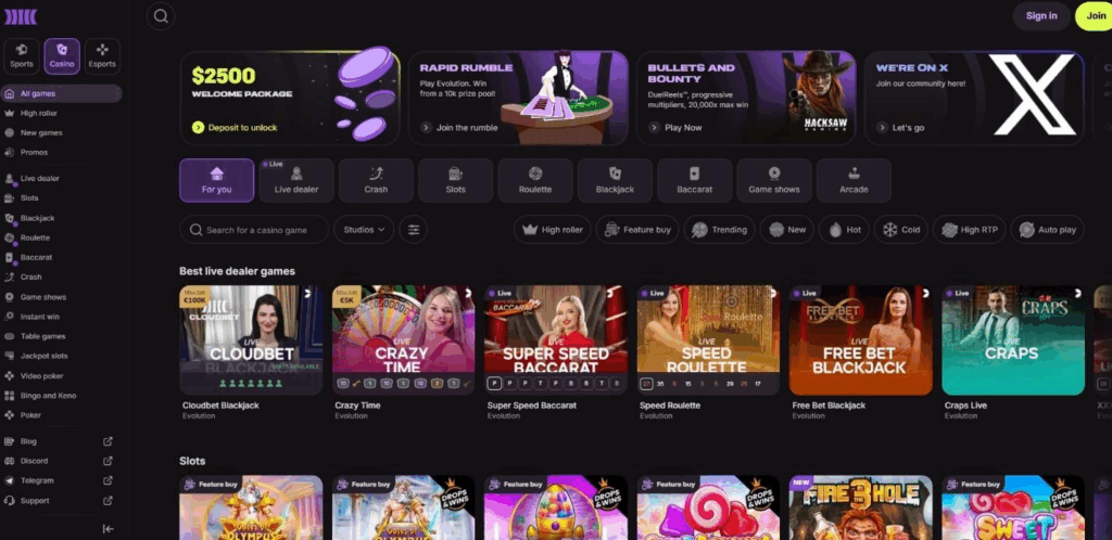 Cloudbet Casino Review - 2025