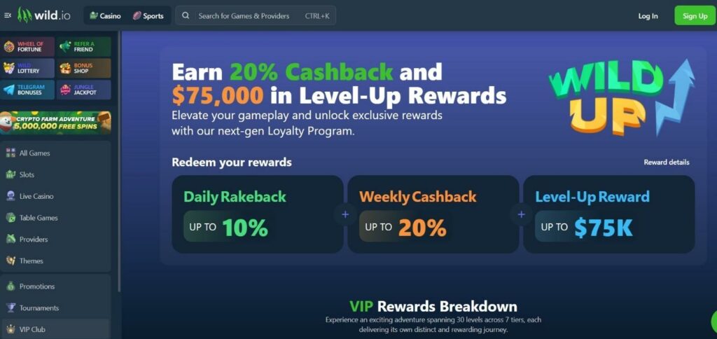 Wild.io Crypto Casino Review - 2025