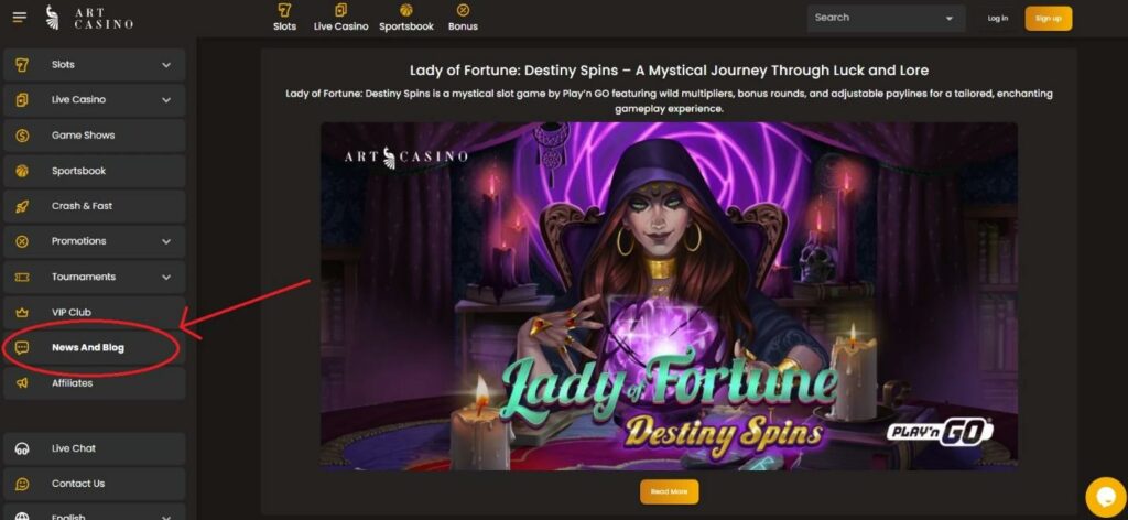 Art Casino Review - 2025 21 Art Casino Review - 2025
