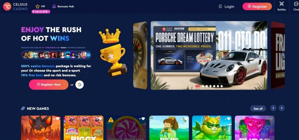 Celsius Casino Review - 2025 3 Celsius Casino Review - 2025