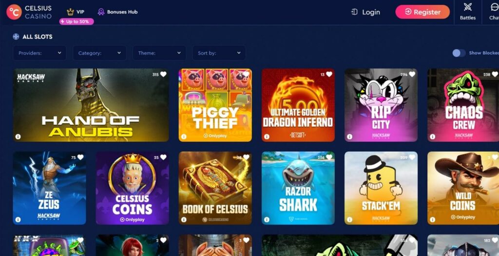 Celsius Casino Review - 2025 13 Celsius Casino Review - 2025