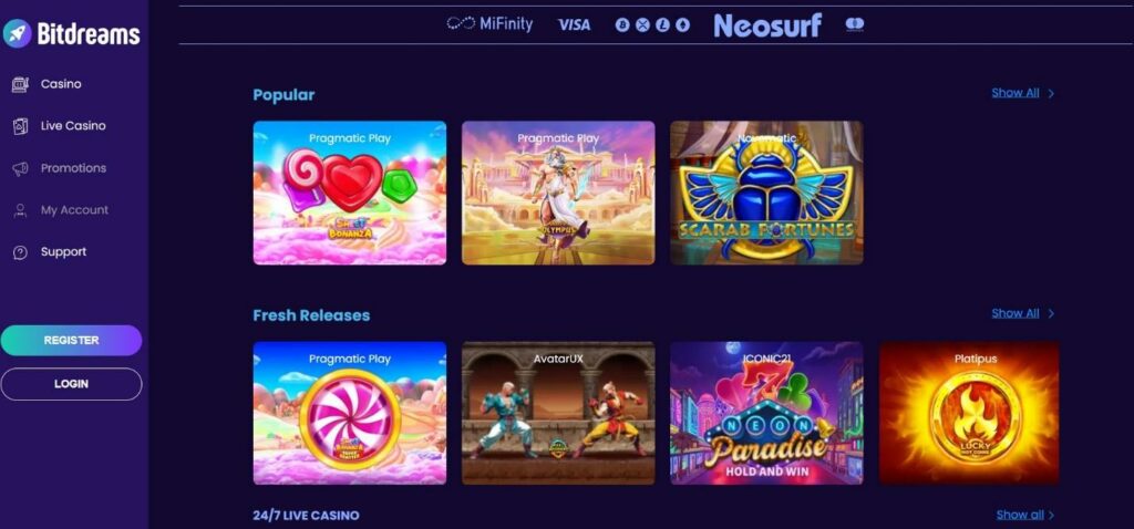 Bitdreams Casino Review - 2025