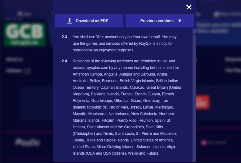 Royspins Casino Review - 2025 2 Royspins Casino Review - 2025