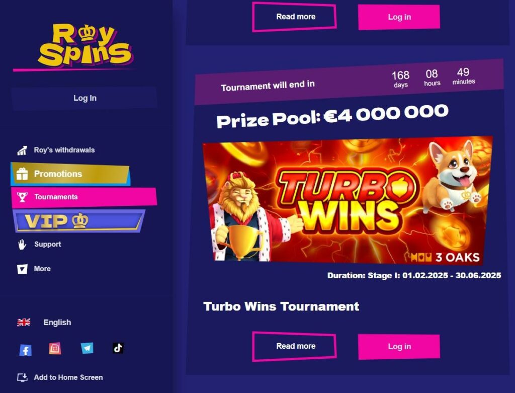 Royspins Casino Review - 2025 16 Royspins Casino Review - 2025