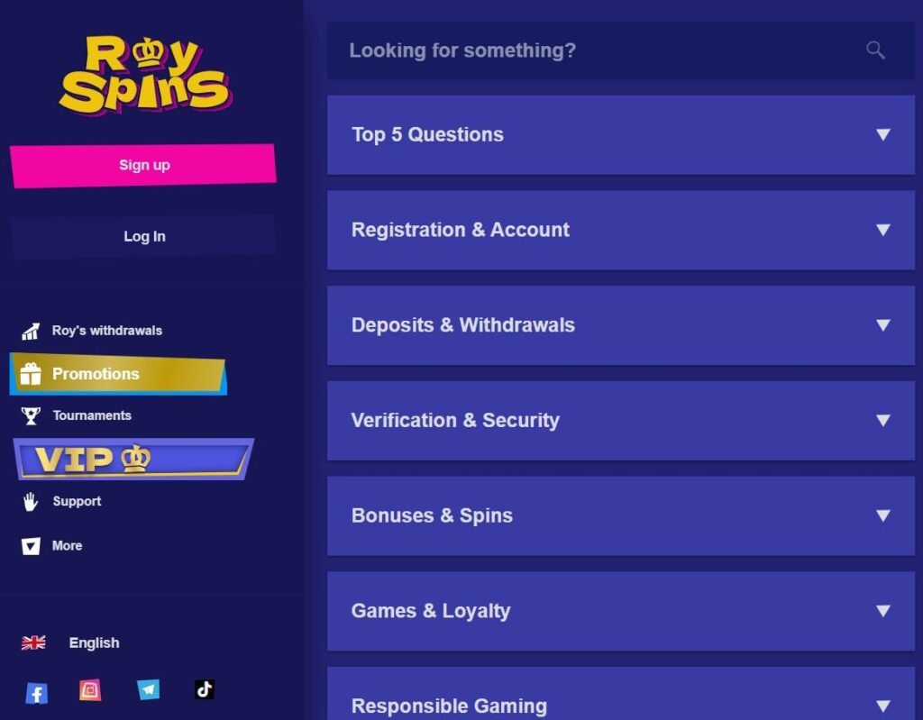 Royspins Casino Review - 2025 20 Royspins Casino Review - 2025