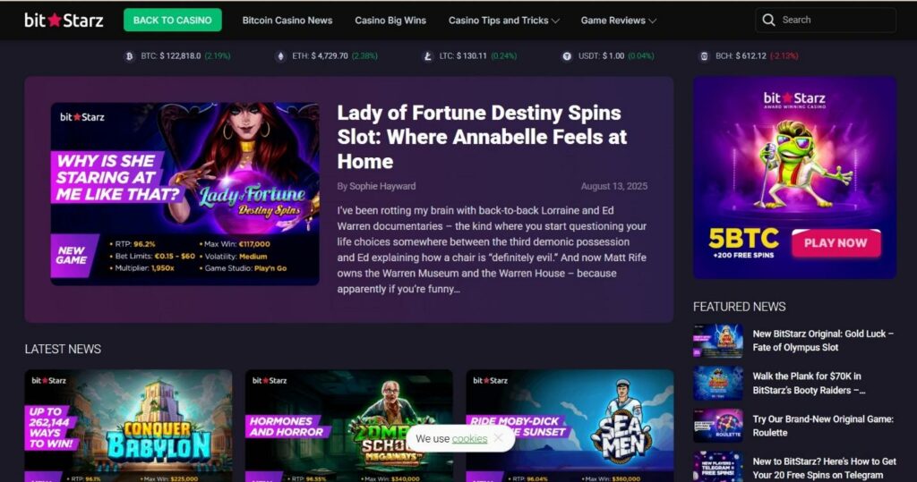 Bitstarz Crypto Casino Review  - 2025
