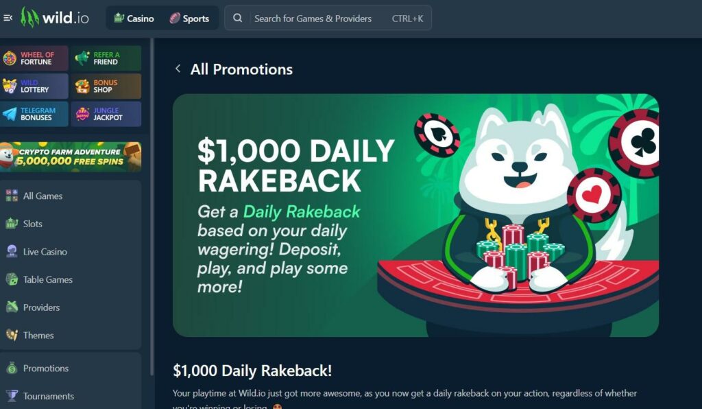 Wild.io Crypto Casino Review - 2025