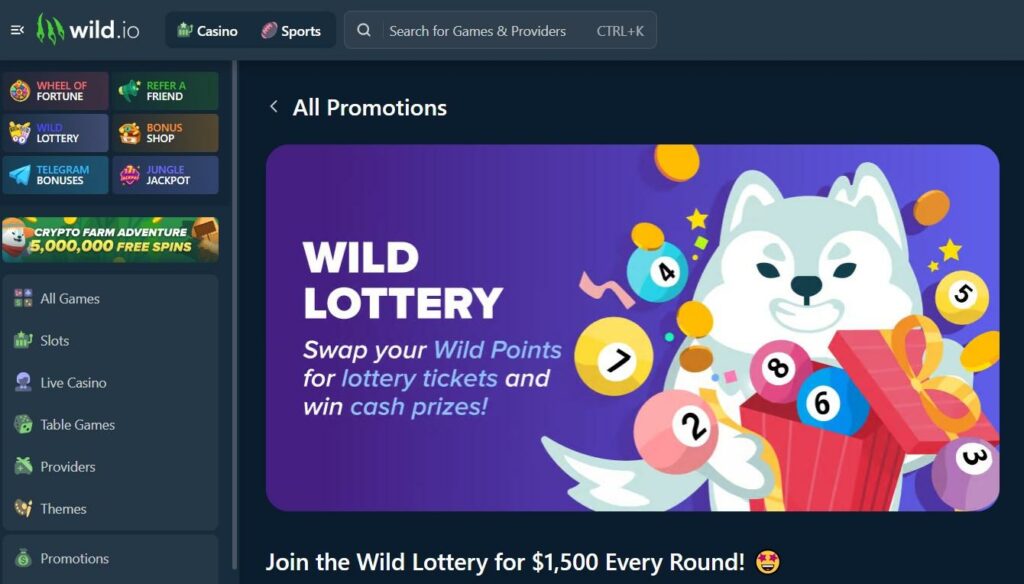 Wild.io Crypto Casino Review - 2025