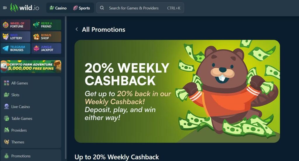Wild.io Crypto Casino Review - 2025