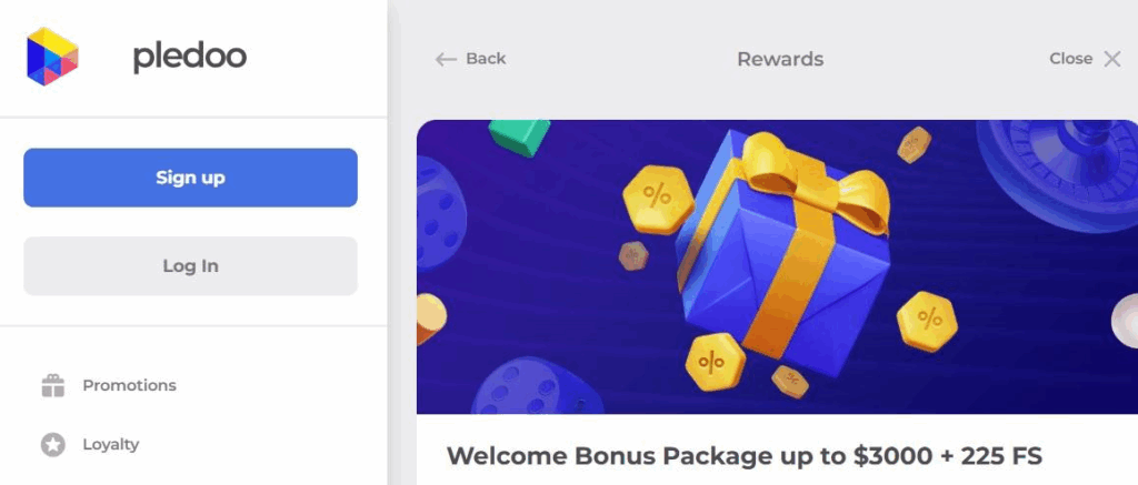 Pledoo Casino Review - 2026 3 Pledoo Casino Review - 2026