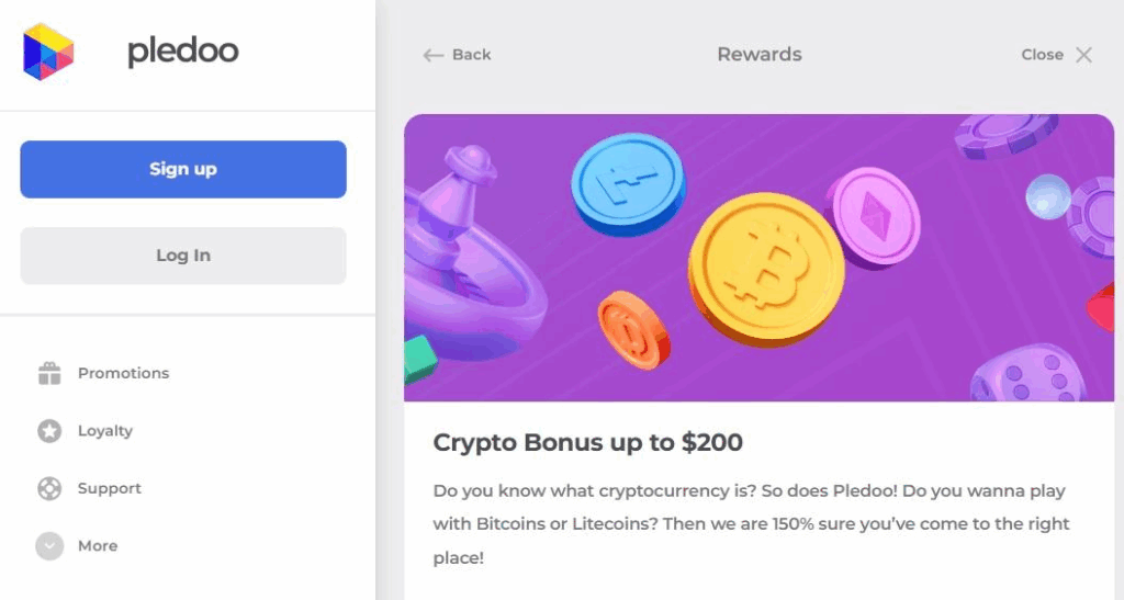 Pledoo Casino Review - 2026 6 Pledoo Casino Review - 2026