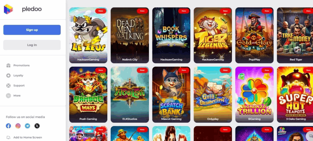 Pledoo Casino Review - 2026 8 Pledoo Casino Review - 2026