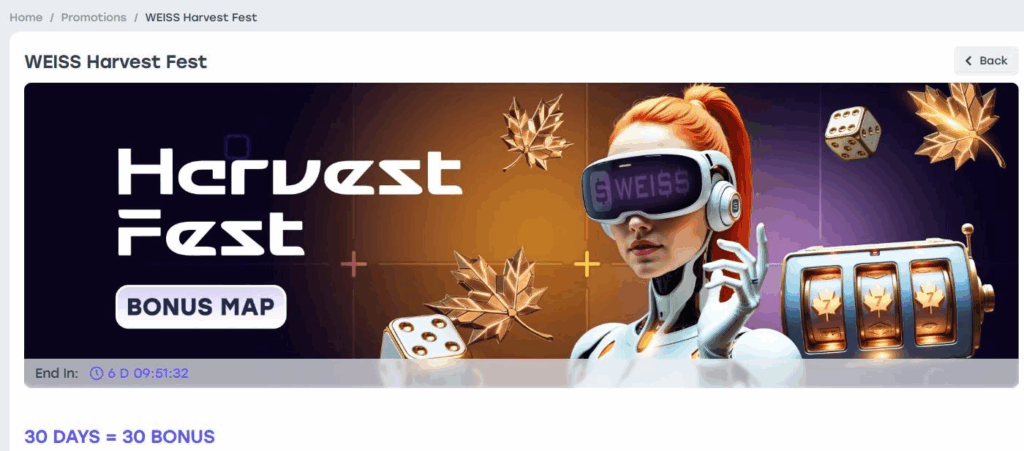 Weiss Casino Review - 2025 7 Weiss Casino Review - 2025
