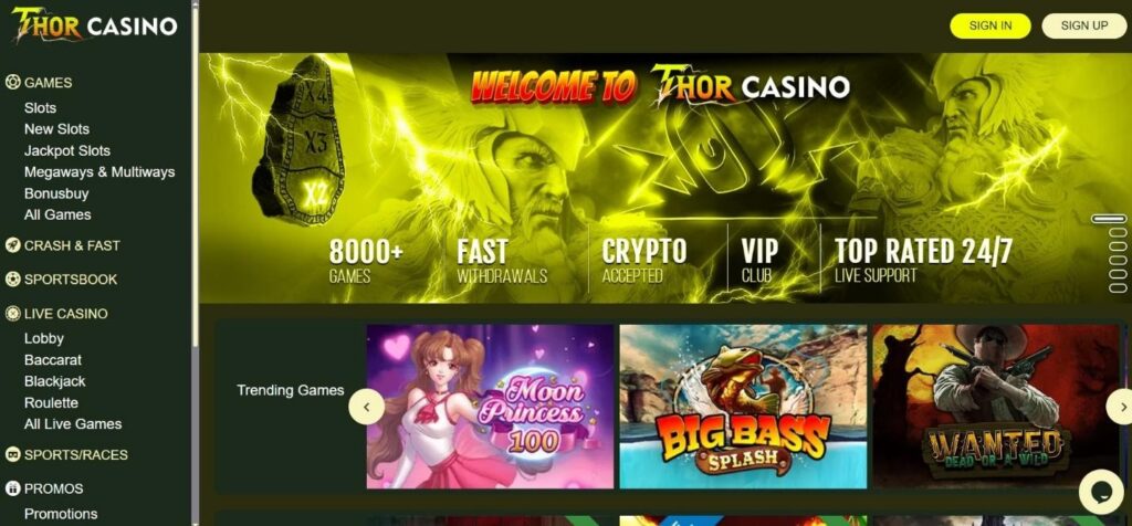 Thor Casino Review - 2025 2 Thor Casino Review - 2025