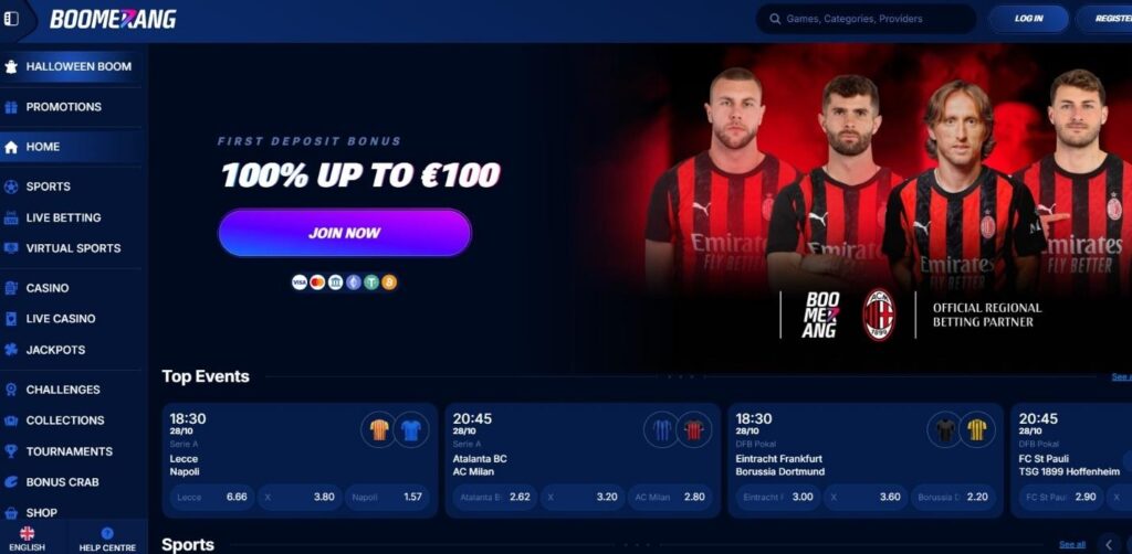 Boomerang-Bet Casino Review - 2025