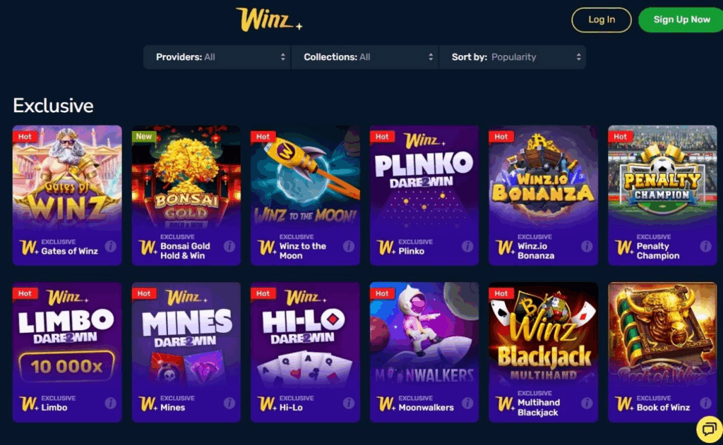 Winz.io Casino Review - 2026