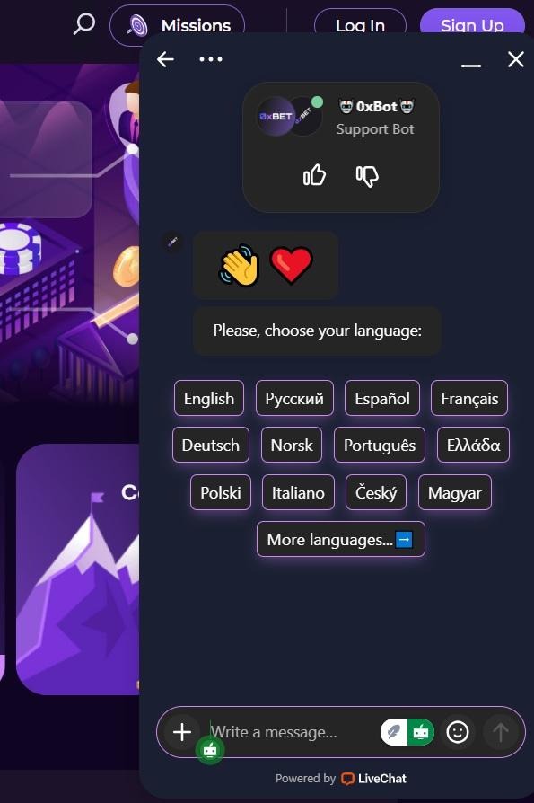 0x Bet Casino Review - 2025