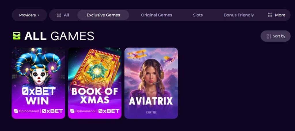 0x Bet Casino Review - 2025