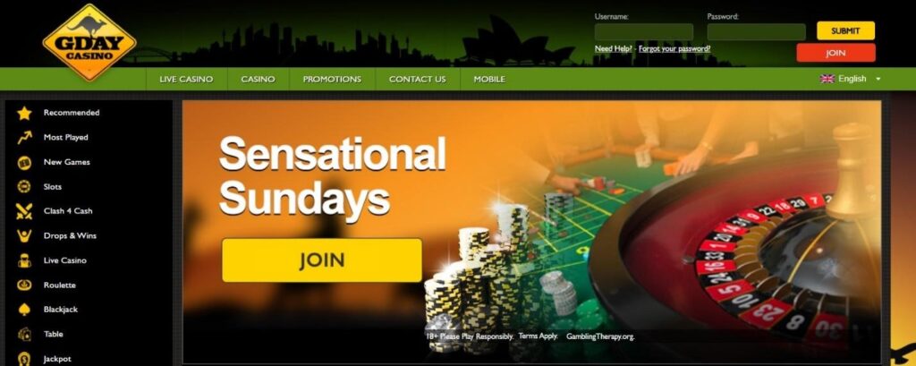 Gday Casino Review - 2026 4 Gday Casino Review - 2026