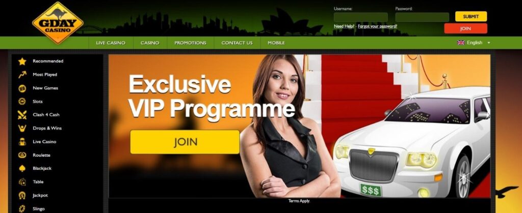 Gday Casino Review - 2026 6 Gday Casino Review - 2026