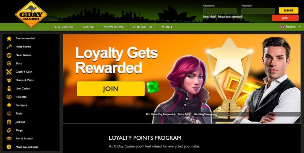 Gday Casino Review - 2026 5 Gday Casino Review - 2026