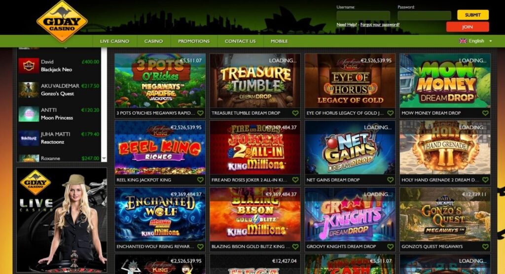 Gday Casino Review - 2026 8 Gday Casino Review - 2026