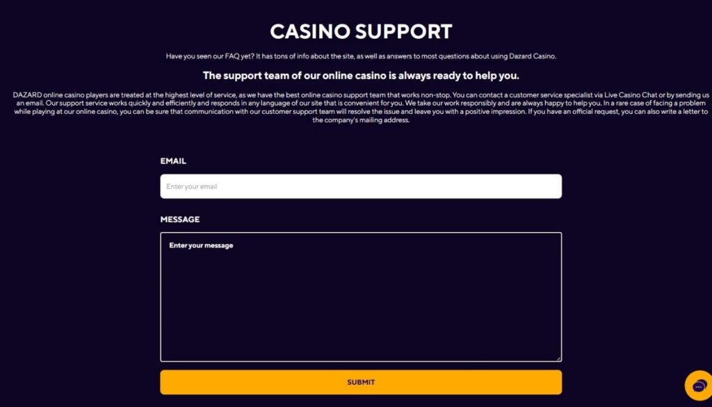 Dazard Casino Review - 2026