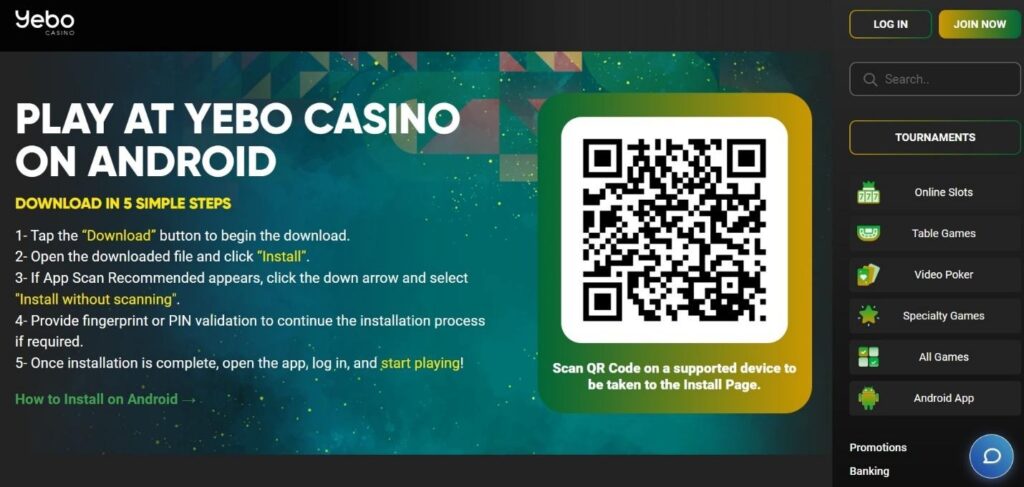 Yebo Casino Review - 2025 18 Yebo Casino Review - 2025