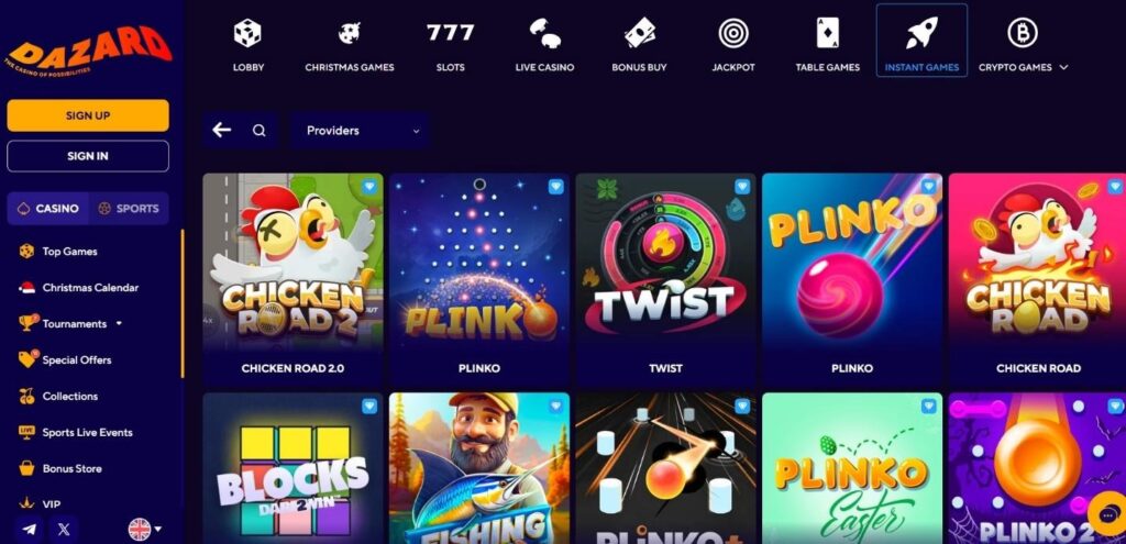 Dazard Casino Review - 2026