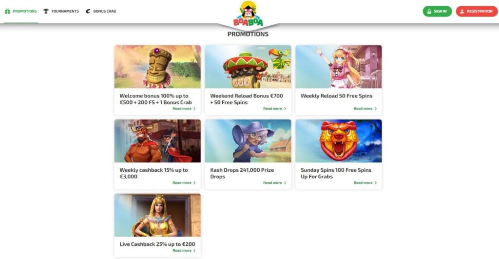 Boaboa Casino Review - 2026