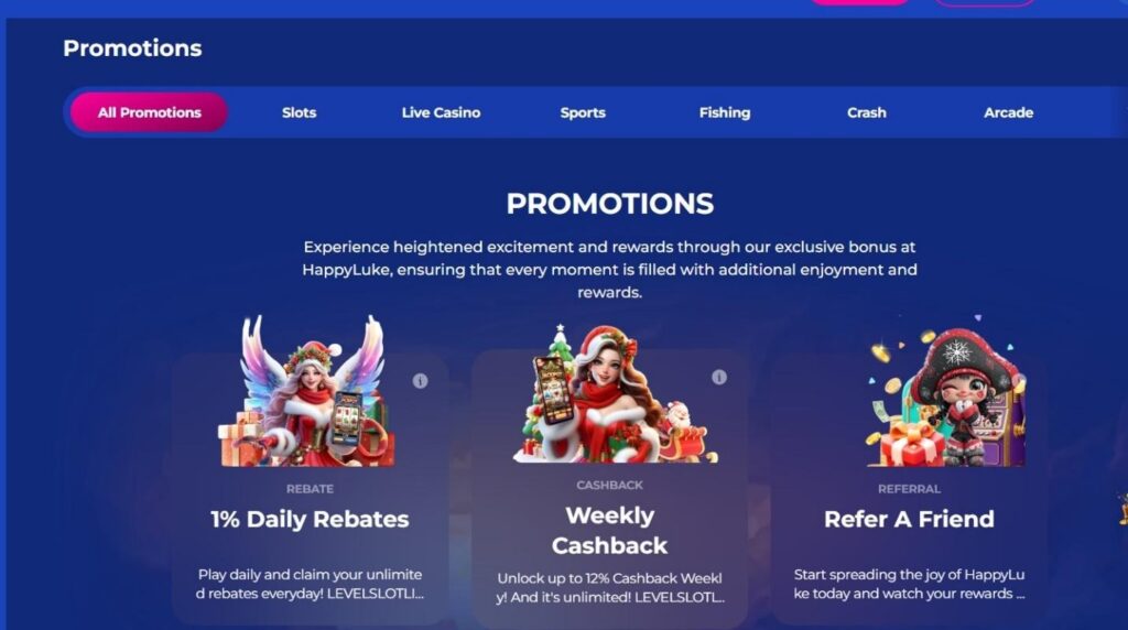 Happyluke Casino Review - 2025 4 Happyluke Casino Review - 2025