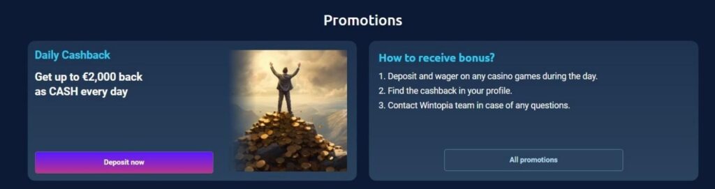 Wintopia Casino Review - 2025 9 Wintopia Casino Review - 2025