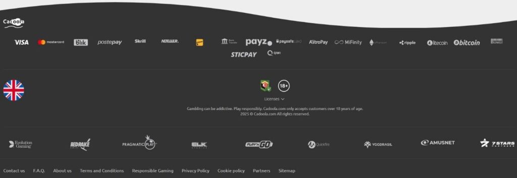 Cadoola Casino Review - 2026