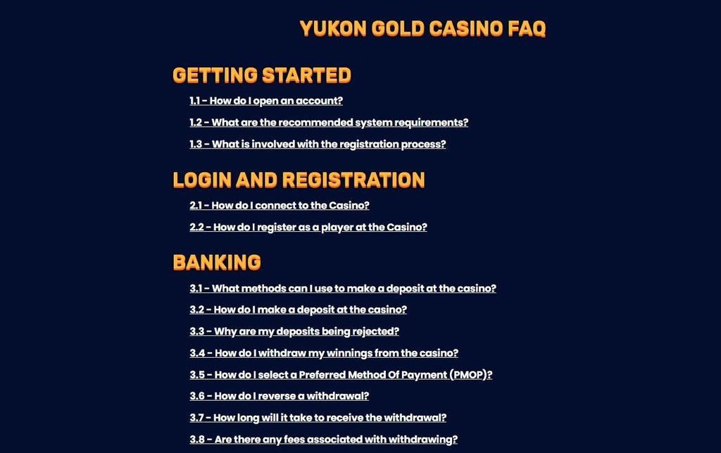 Yukon Gold Casino Review - 2026 20 Yukon Gold Casino Review - 2026