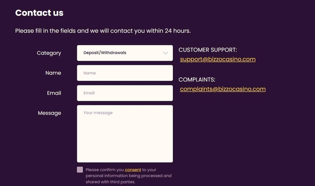 Bizzo Casino Review - 2026 28 Bizzo Casino Review - 2026